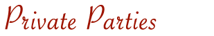 Private Parties at Cross Culture Fine Indian Cuisine Restaurant and Catering